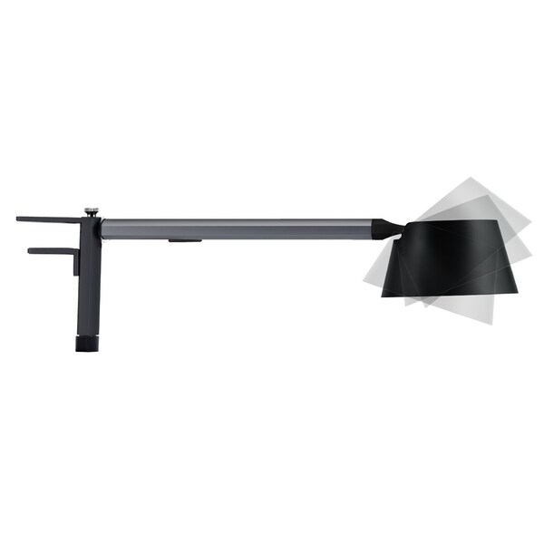 Black & Decker Smart Clamp Light, Works with Alexa, Auto-Circadian Mode, True White LED + 16M RGB Colors LED-CLSM2100-BKG-AMZ - main